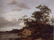 Jacob van Ruisdael Dunes by the sea painting